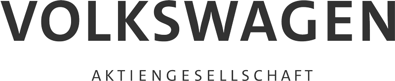 Volkswagen logo in monochrome, signifying corporate partnership and support for ARC Power’s sustainable energy projects in Africa.